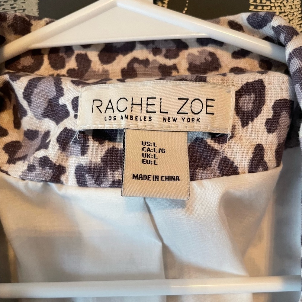 Nwot Leopard Print Rachel Zoe Blazer - image 5